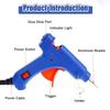 Super Strong Glue Sticks All Industry Mini Silicone Gun for Crafts With 7mm*100m Glue Stick Electric Hot and Warm Repair 20W