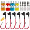 DanYun 6pcs Micro2 Small Circuit Fuse Tap Kit Car Flat Type Fuse Holder