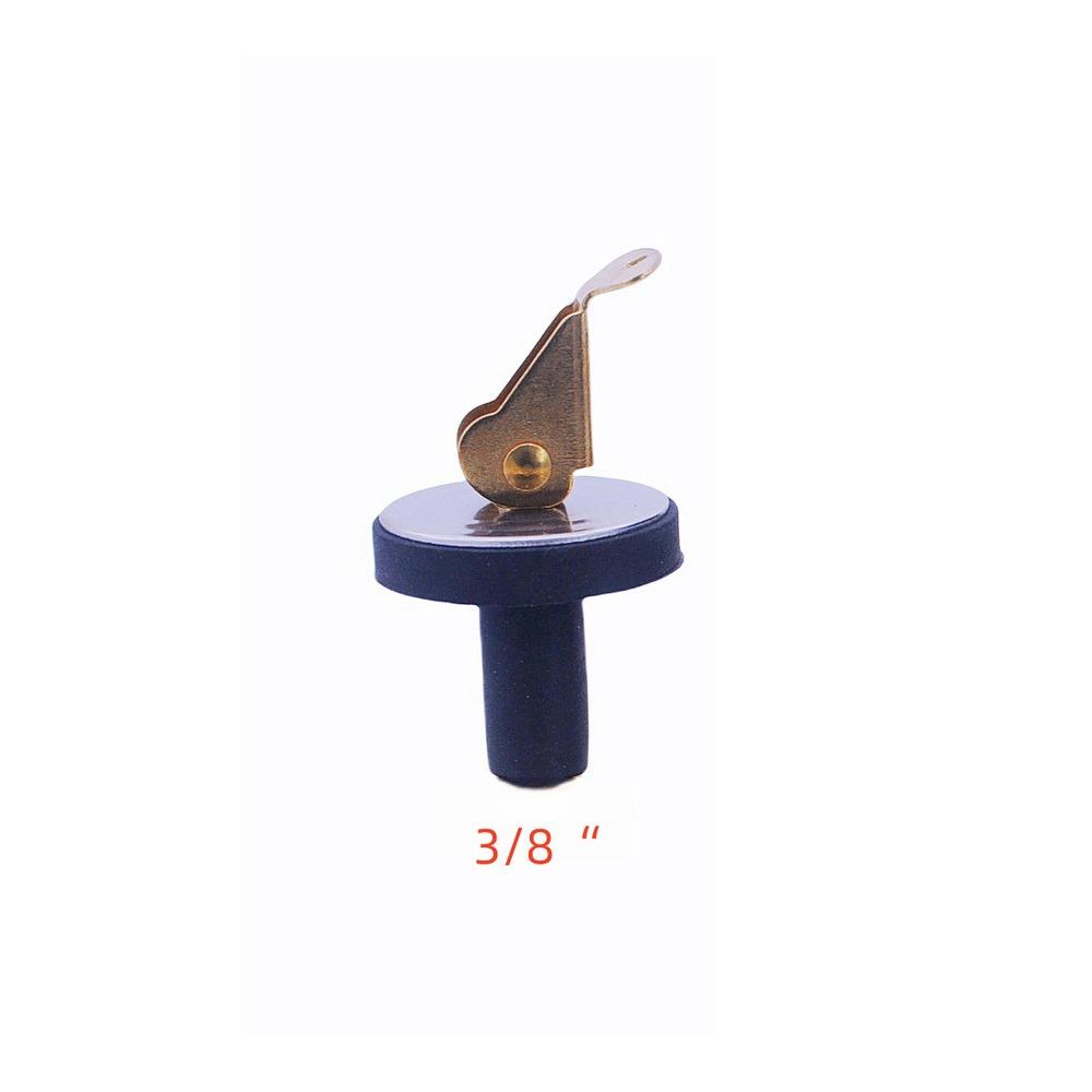 Marine Compression Drain Plug Boat Accessories Brass Screw Type Plug Durable Rubber Seal Plug