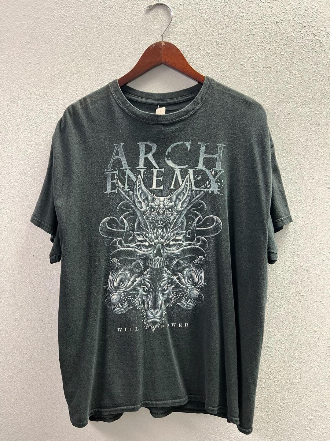 Arch Enemy Will To Power Band T Shirt Black Melodic Death Metal XL 0096 Unisex T-Shirt L