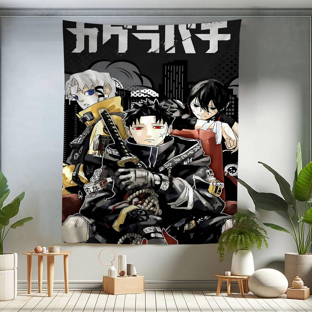 Anime Kagurabachi Hanging Bohemian Tapestry Cheap Hippie Wall Hanging Bohemian Wall Tapestries Mandala Wall Hanging Home Decor