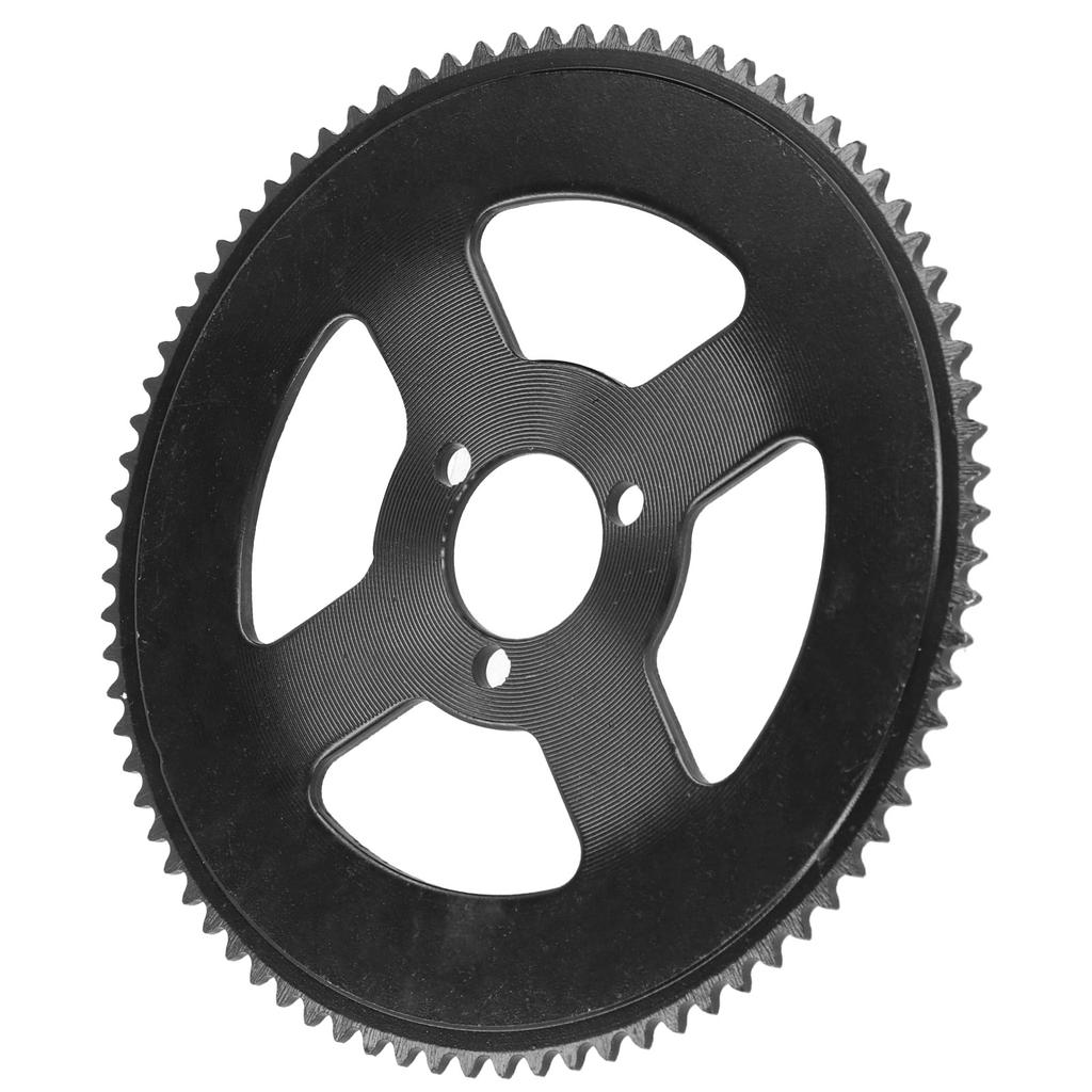 Schwarze Scheibe 25H Drei Löcher 80Z Kurbelgarnitur Innendurchmesser 29mm Ritzel für Elektroroller