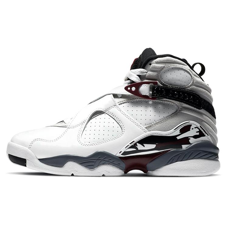 

новые женские JORDAN 8 Retro Белые Бордовые 39