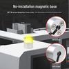 Waterproof LED Magnetic Hemisphere Signal Light: 3-Color, 12V/24V Indicator for Machines