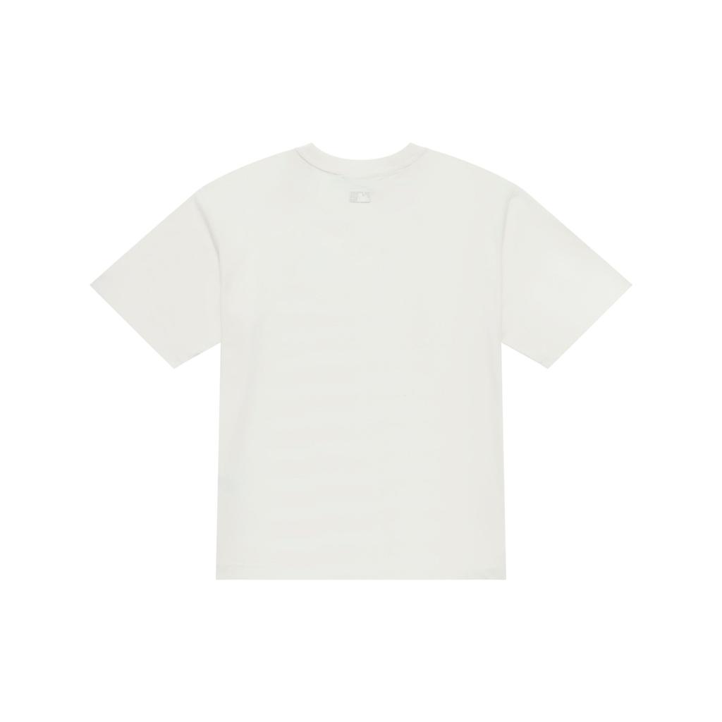 MLB New York Yankees Basic Collection SS25 T Shirt Unisex Ivory 3ATSB5053-50IVS