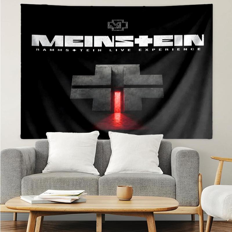 Rammstein Tapestry, Wall Hanging Tapestry, Pattern Tapestry for Dorm Bedroom Living Room Wall Art Photography Backdrop