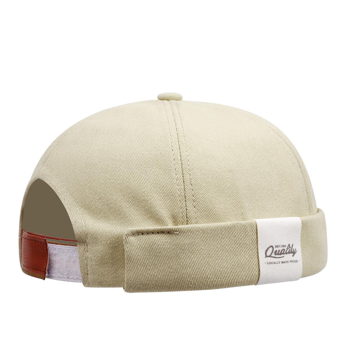 

Новая Мода Унисекс Мода Ретро Хлопковые Шапки-Бини Боне Регулируемая Бесшовная Шапка Уличная Шапочка Матросская Шапка Бини для Мужчин 58/59 хаки