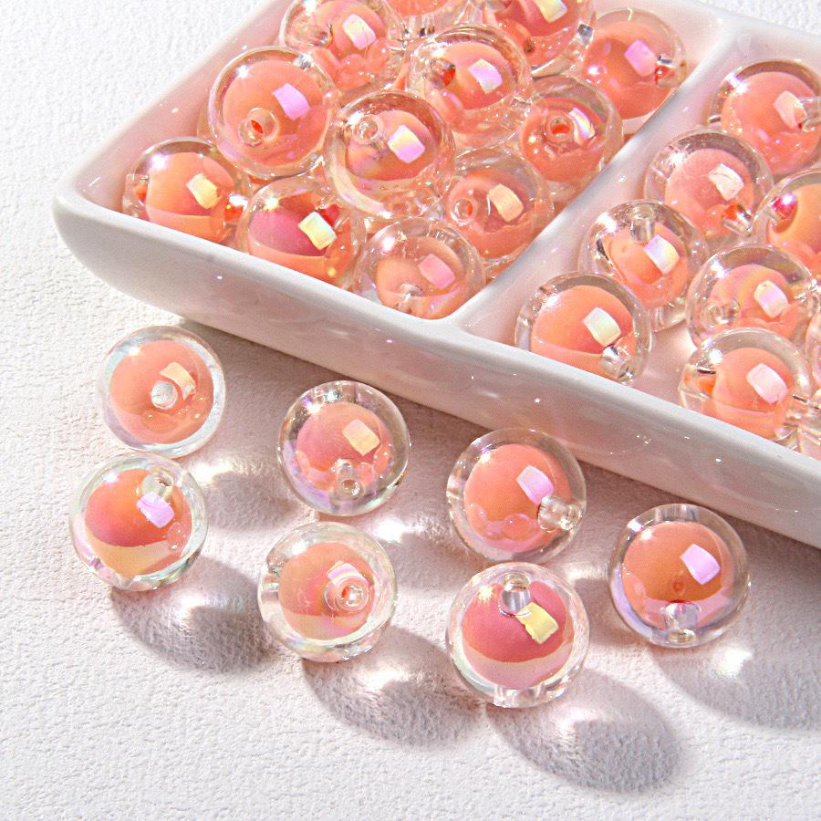 

Card 16UV Electroplated Bead-in-Bead Hand-Painted DIY Bracelet and Car Hanging Beads 16mm