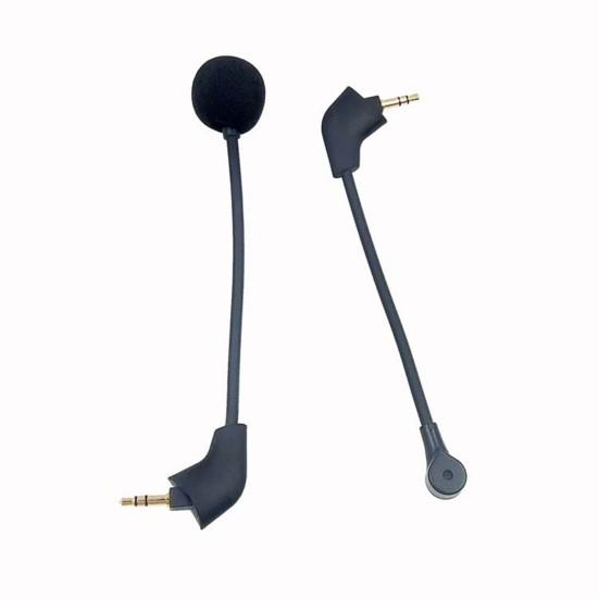 Headphone Microphone Replaceable Detachable Omnidirectional 3.5mm Flexible Gaming Headphone Microphone for Kingston HyperX Cloud /Cloud X/Cloud