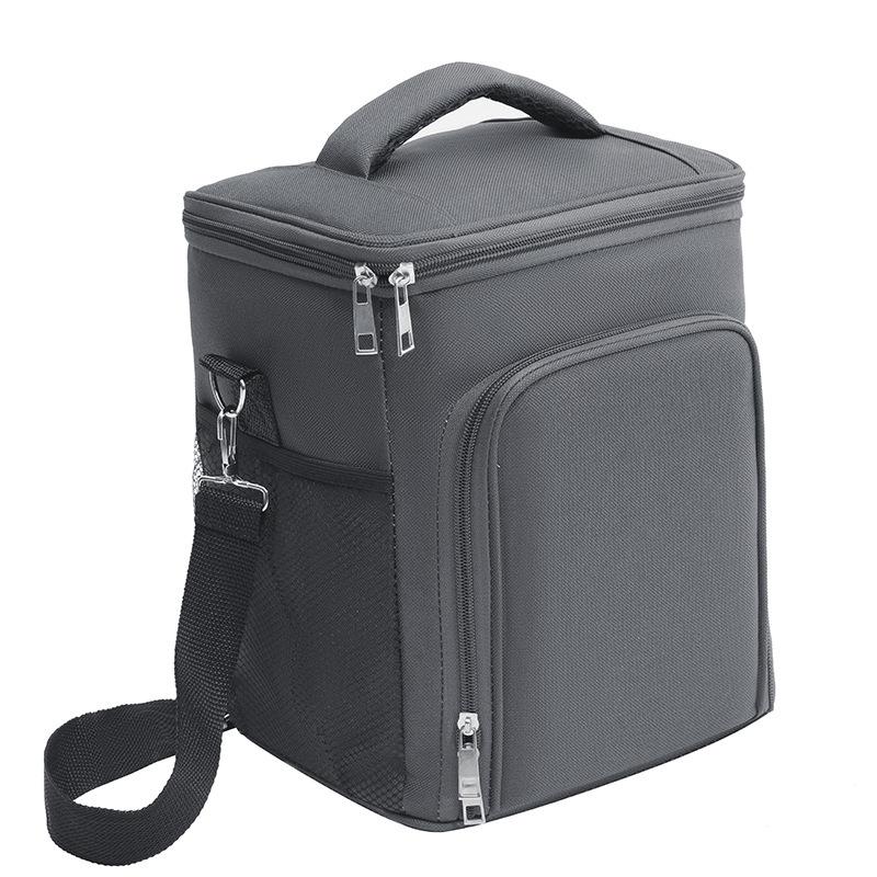 Aluminum Foil Thickened Insulated Bag with Lunch Convenient Insulated Bag Mommy Outing Single Shoulder Handbag Office Lunch Bag