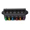 New 12V/24V DC 6 Way Circuit Standard ATO Blade Fuse Box Block Holder with 6 Fuses for Car Boat