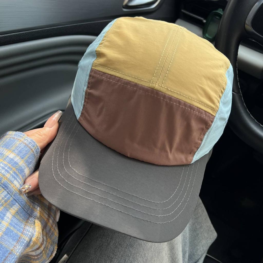 Fashion Hat niche color matching flat-brimmed hat women's outdoor skateboarding hip-hop cap couple street tide brand quick-drying hat men's tide
