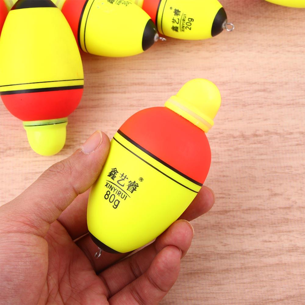 5pcs Foam Float Floats Light Fishing Flotador Electronic Double Optical EVA Fishing Float Fishing Bobber Luminous Fishing Float