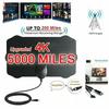 5000 Miles HD TV Antenna - 8K/4K/1080P Indoor Digital with DVB-T/DVB-T2 (UHF/VHF) (25dB) (Enhanced) (Clear)