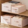 Durable Folding Clothes Storage Box Large Capacity Space Saving Sweater Storage Cabinets Waterproof Closet Organizer Home Use