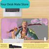 High Definition Printed New Boys Office ONE PIECE Leather Mouse Pad Anime Game Roronoa Zoro Computer Keyboard Desktop Table Mat