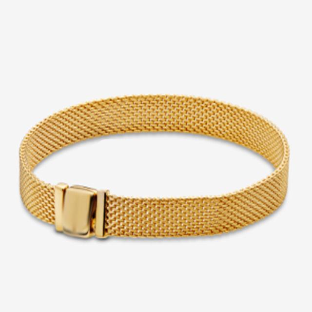 

Plata Original Sterling Silver 925 Sterling Heart Розсувний браслет Pulsera Multi Snake Chain Sparkling Disc Mouse Heart Застібка Браслет 21cm