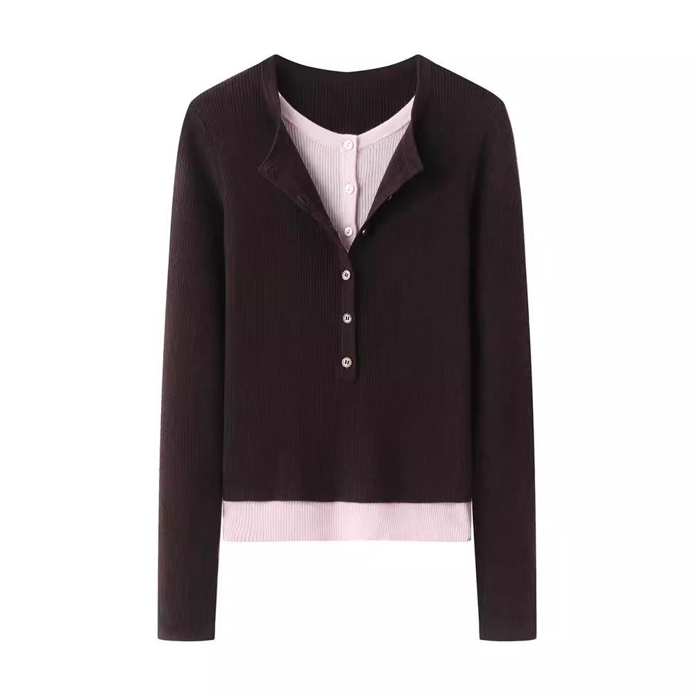 

Женский вязаный топ в стиле каннеле на осень 2025 года Medium