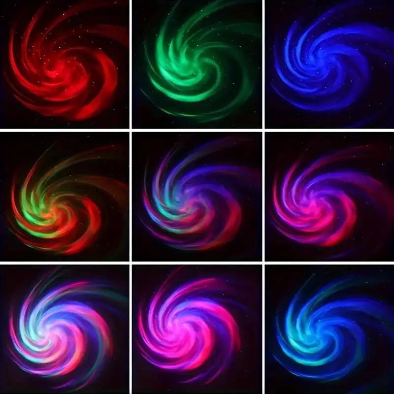 Led Aurora Borealis Night Light Starry Galaxy Light Projector Disco Light Christmas Lights For Room