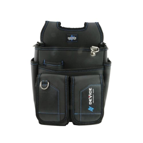 SK11 Waist Bag with Pockets (DVC-JY10) - Reinforced Bottom, Synthetic Leather, Water and Abrasion Resistant Coating