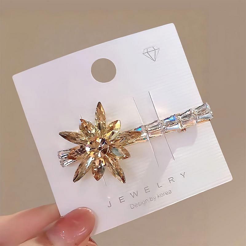 Elegant 2025 Korean Bow Pearl Rhinestone Hair Clip - Internet Celebrity Style