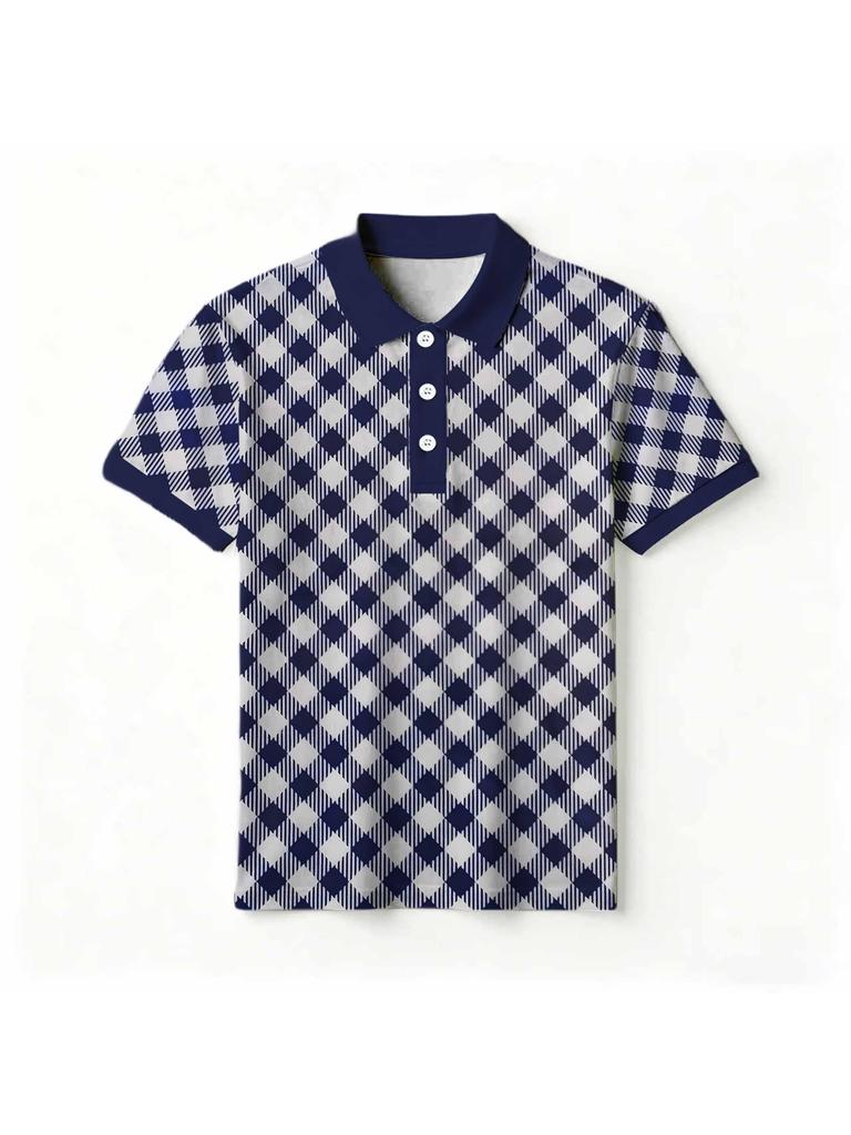 Printed Design – Not Textured Summer Men's Casual Breathable Short-Sleeve T-Shirt, Men's Clothing BM14 Men's Short Sleeve - Casual Summer Golf and