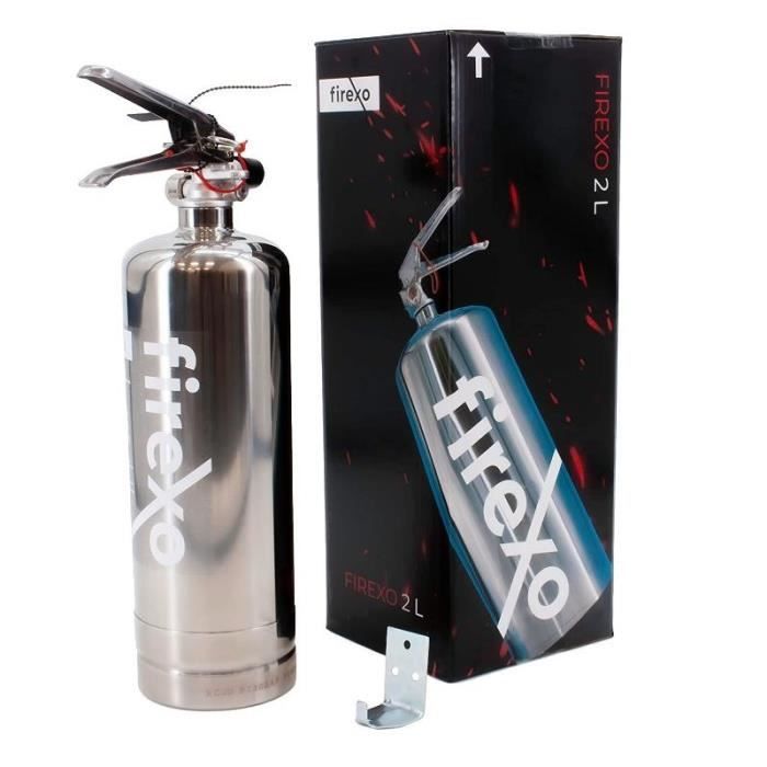 Hasičský přístroj - FIREXO - 2L - Všechny typy požárů - Netoxický - Stříbrná barva
