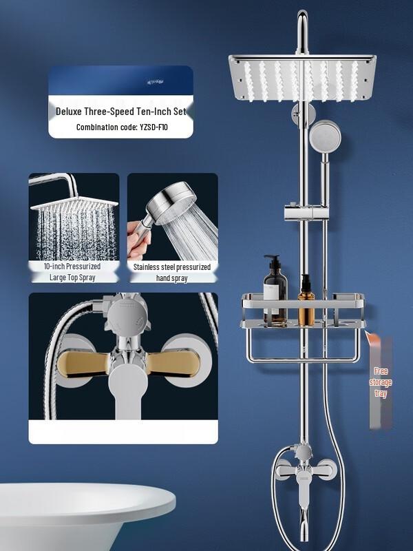 TLXT Concealed Wall-Mounted Shower Set