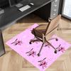 1pc Courage the Cowardly Dog Print Area Rug - Soft, Washable Non-Slip Indoor Mat for Office Chairs, Living Room, Home Office Decorative Rug