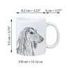 Saluki, Persian Greyhound, Arabian Hound, Gazelle Hound I - Cup with a Dog, Cute Cup with Graphics, a Gift with Your Photo from the Art-Dog Brand