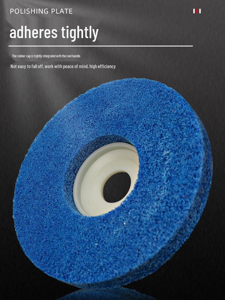 Nylon Fiber Polishing Wheel for Angle Grinder - Metal Grinding, Rust Removal, Stainless Steel and Wire Drawing Disc