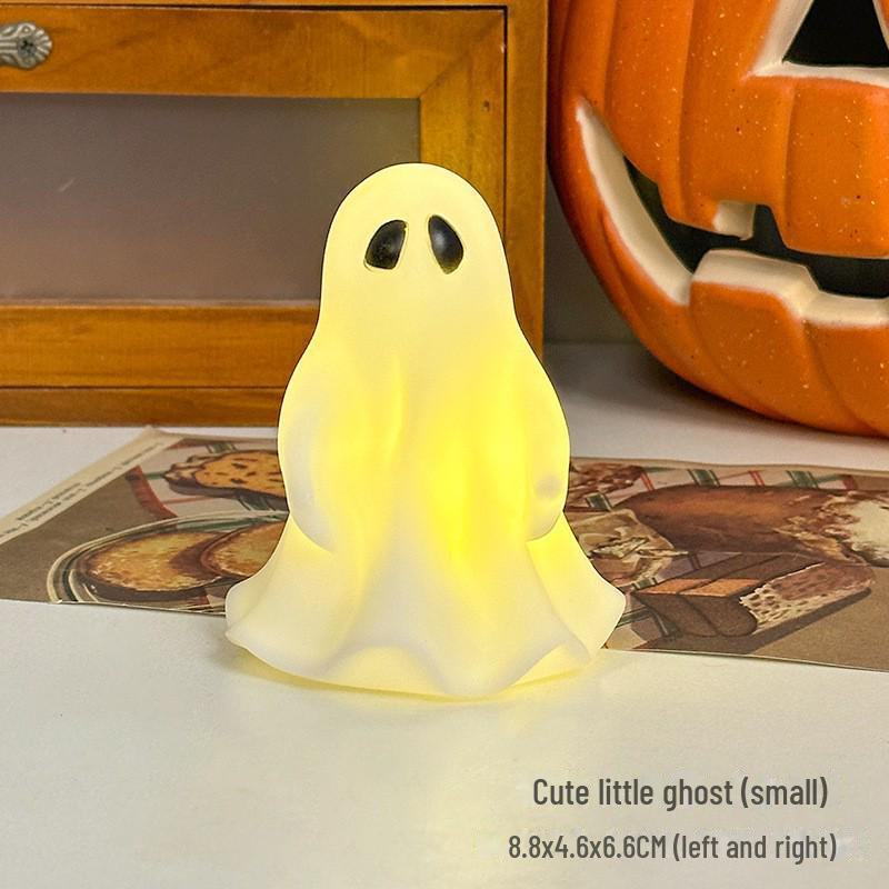 Halloween Portable LED Pumpkin Lantern Candle Lamp for Party Decoration