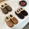 Women's new autumn and winter piled and thickened fluffy shoes, warm cotton shoes, and snow boots