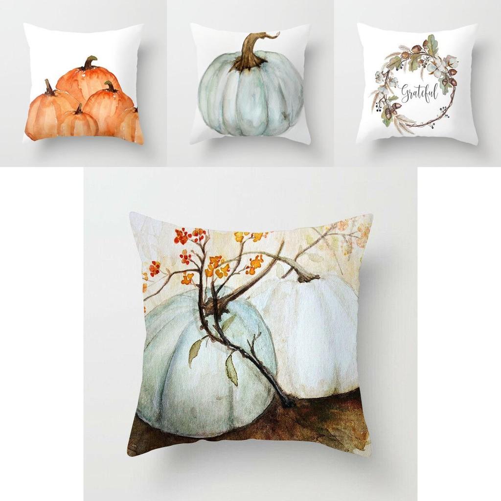 Luxurious And Comfortable Halloween Pumpkin Pattern Cushion Cover