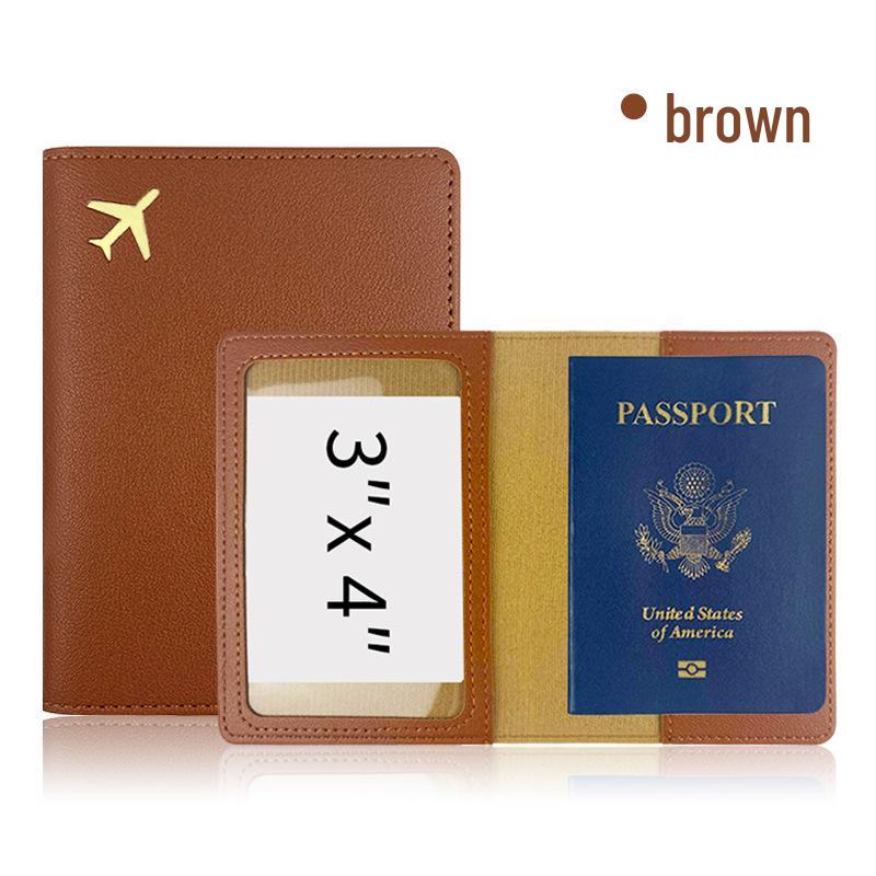 Multi-color PU Leather Passport Holder with Custom Logo Option
