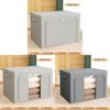 Foldable Oxford Cloth Storage Bin With Transparent Pvc Window For Bedroom Closet Organization