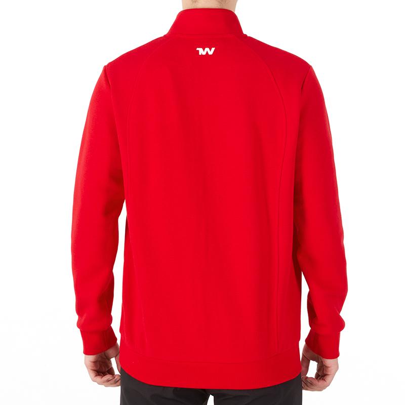 Under Armour Competition Training Knit Sports Stand Collar Logo Jacket Men Jacket Red 21600307-600