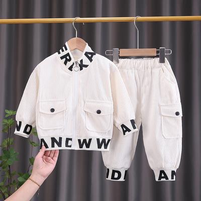 Spring Autumn Baby Boys Clothes Suit Children Fashion Jacket Pants Two Pcs Sets Toddler Casual Costume Infant Kids Tracksuits