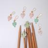 Stitching Marker Charm Locking Stitching Marker Knitting Needle Point Protectors, Locking Stitching Marker for Stitching