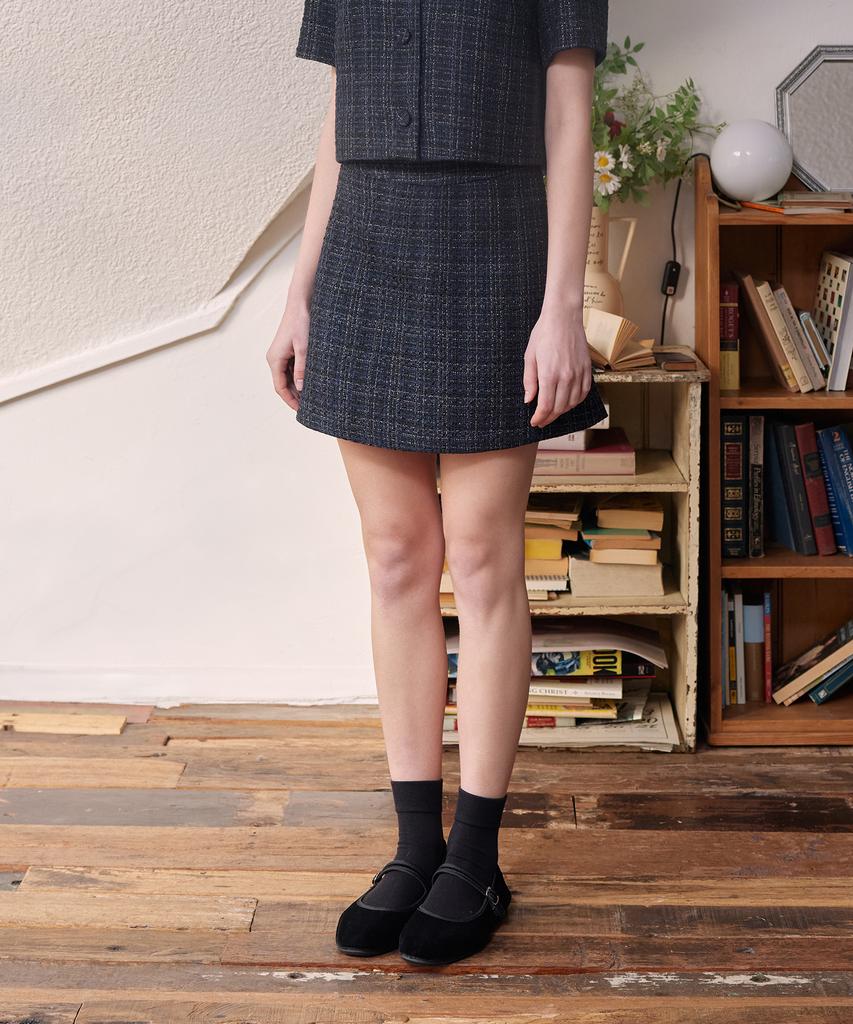 Lapineatteullie Preppy Bag Pleated Skirt