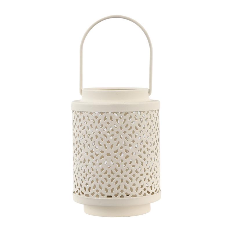 High Quality Moroccan Metal Hollow Candle Holder Lantern Hanging Candle Lantern Living Room Home Decoration Wedding Accessories