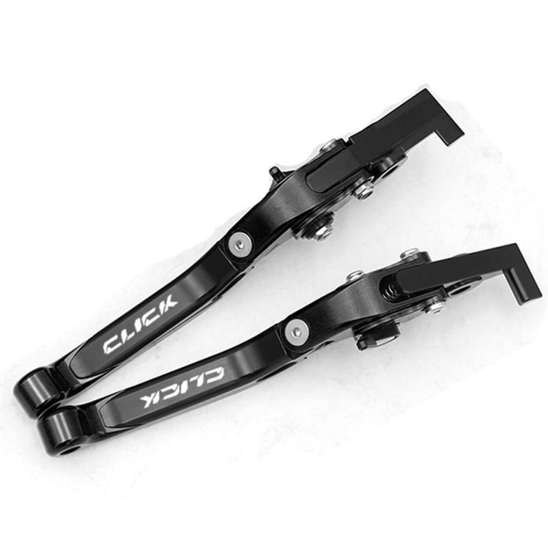 Adjustable Motorcycle Brake Clutch Lever Handlebar Extension Honda CLICK160 CLICK160i Aluminum CNC