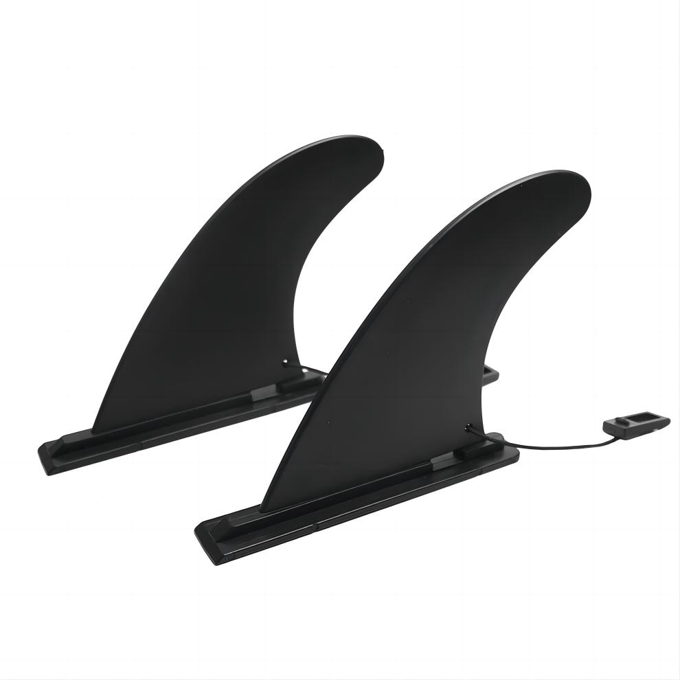 Big SUP Single Fin and Small Side Fin Detachable Fin for Longboard, Surfboard and Paddleboard Replacement Quick Fin.
