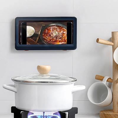1/2 piezas cubierta impermeable para ducha de baño, soporte para teléfono con pantalla táctil, cubierta protectora sellada, pequeña herramienta práctica diaria