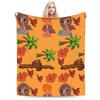 Karol G Tropicoqueta Blankets Quality Warm Soft Throw Blanket Winter Girls Boys Bedroom Pattern Bedspread