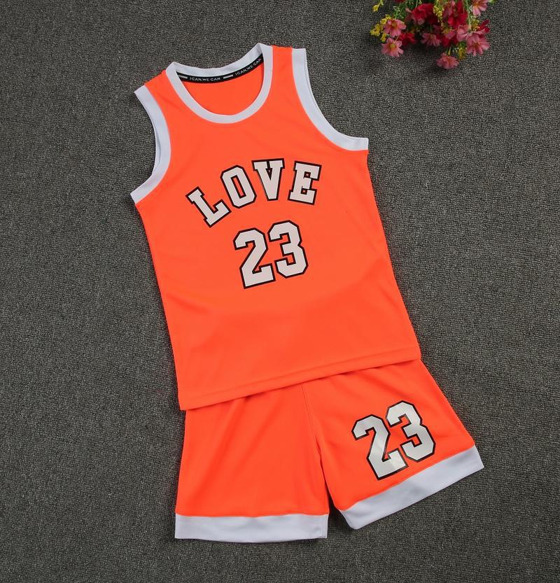 

Детская и взрослая быстросохнущая дышащая баскетбольная форма: Летние спортивные майки XXL оранжевый