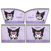 Kuromi Car Window Curtains: Sun Shades, Heat Insulation & Privacy Protection for Baby Car Interior.