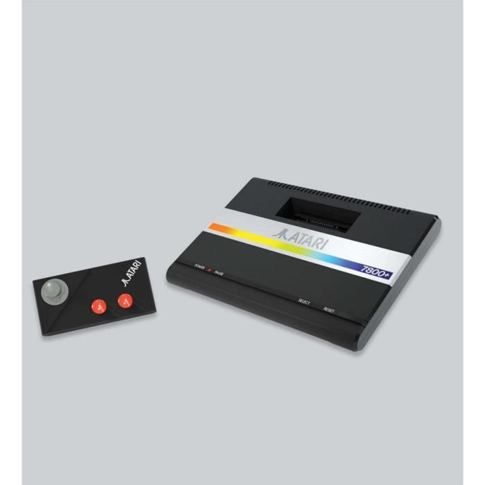 Herní konzole - Atari - 7800 - Rétrogaming - Černá - Standardní edice