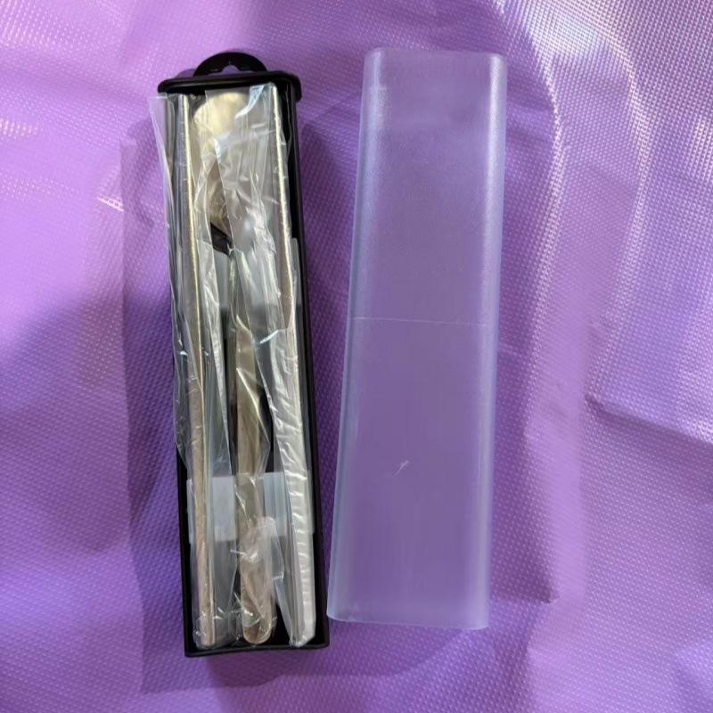 Exquisite Long Handle Pure Titanium Soup & Fork Spoon - High-Grade Food Safe Tableware