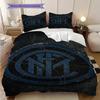Inter Milan Legacy: Passion Bedding (1 * duvet cover + 2 * pillowcase, without core) Soft and comfortable Bedding set Duvet cover and pillowcase